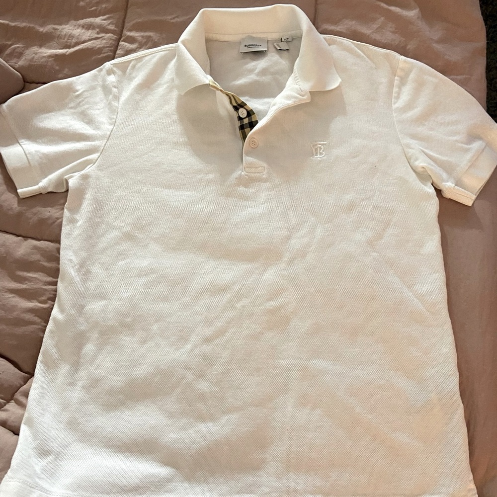 Burberry White Polo Small Petite